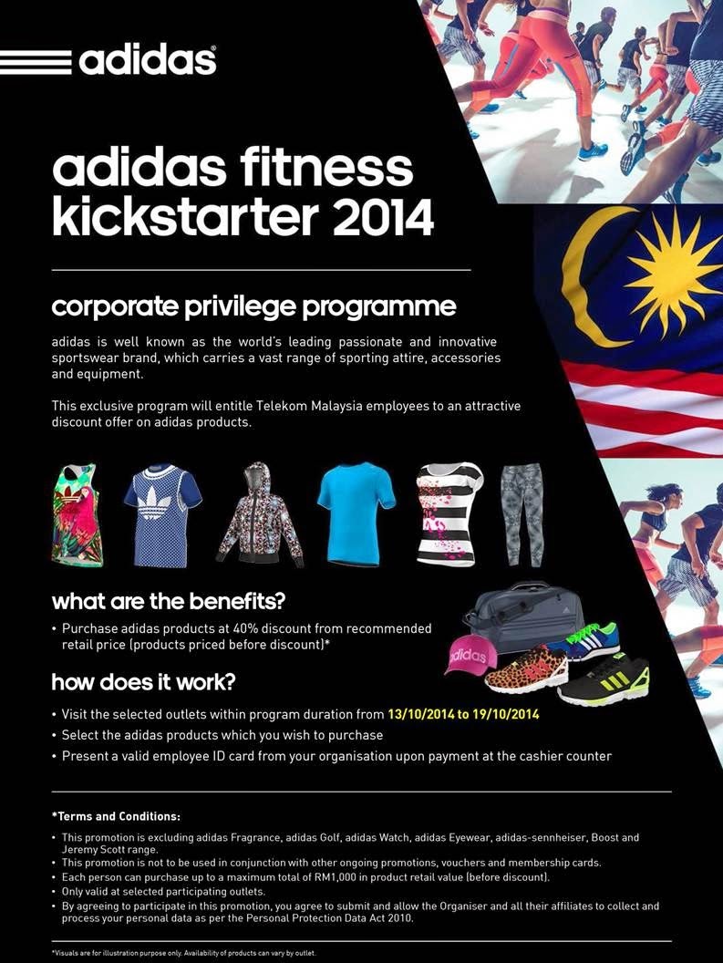 Adidas Fitness Kickstarter 2014 Corporate Privilege Programme UniFi