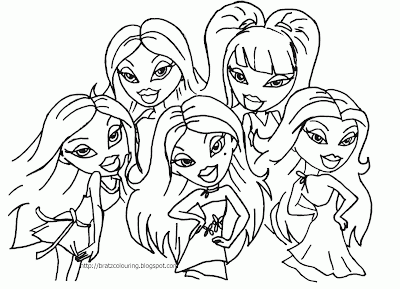 Bratz Coloring Pages on Related Posts   Bratz Coloring Pages