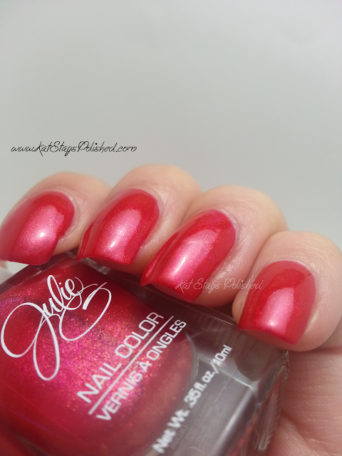 JulieG Nail Color - Big Red Bow