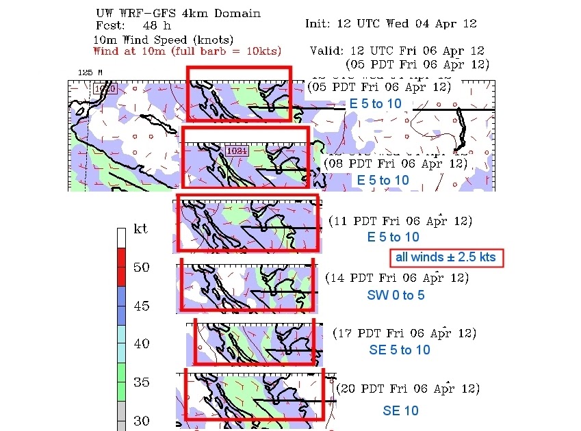 David Burch Navigation Blog Southern Straits of Wind Forecast