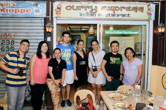Davao Bloggers at Curry Express, Davao City