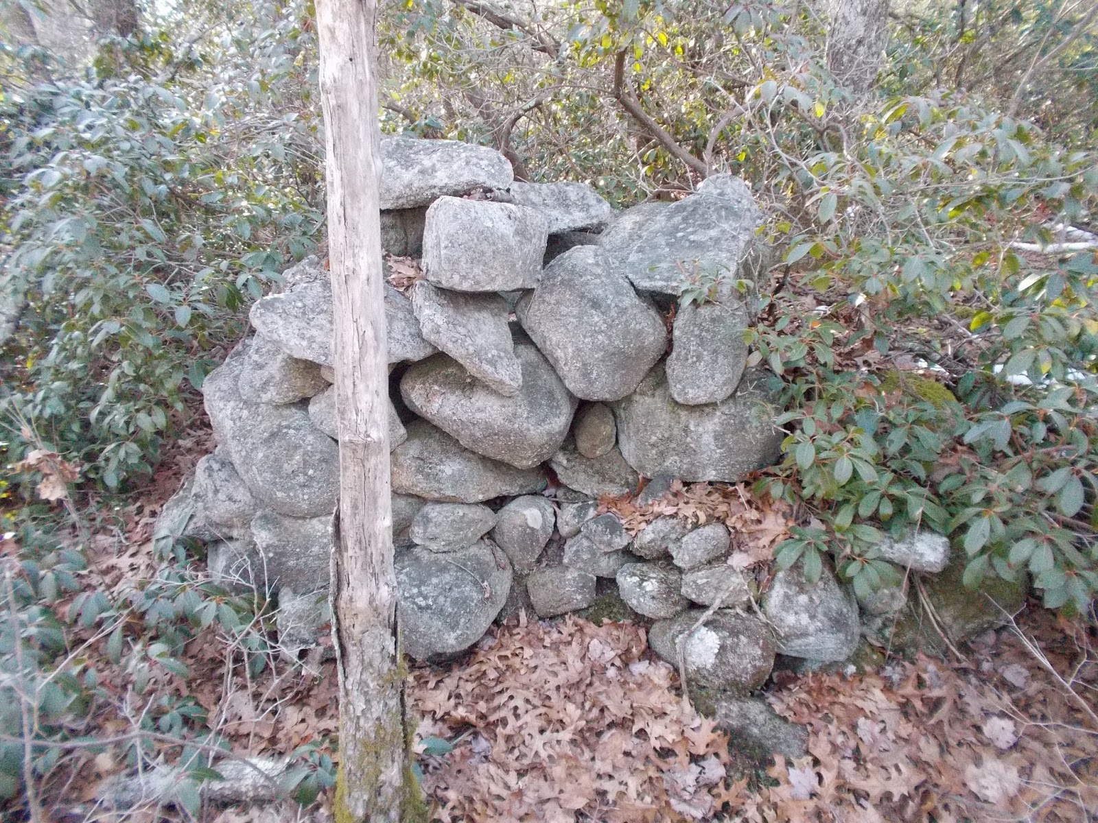 Rock Piles Stone pile with lintel and opening from Southeastern CT