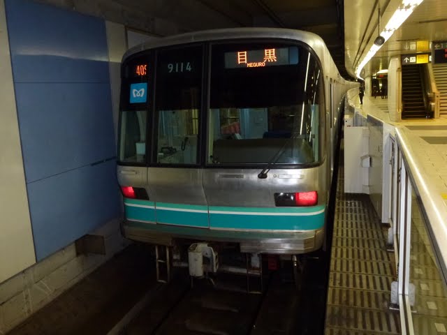 東京メトロ南北線　目黒行き　9000系(大晦日終夜運転)