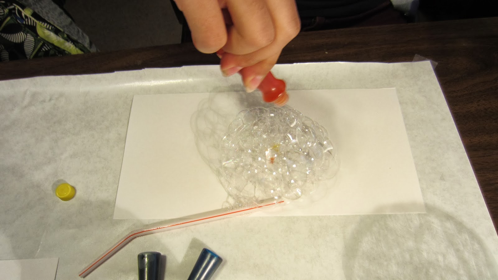 Artsy Theology Bubble Bath and Food Color for "Bubble Bubble"