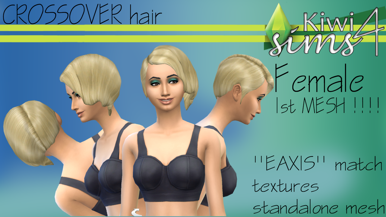 Sims 4 мод на прически 166