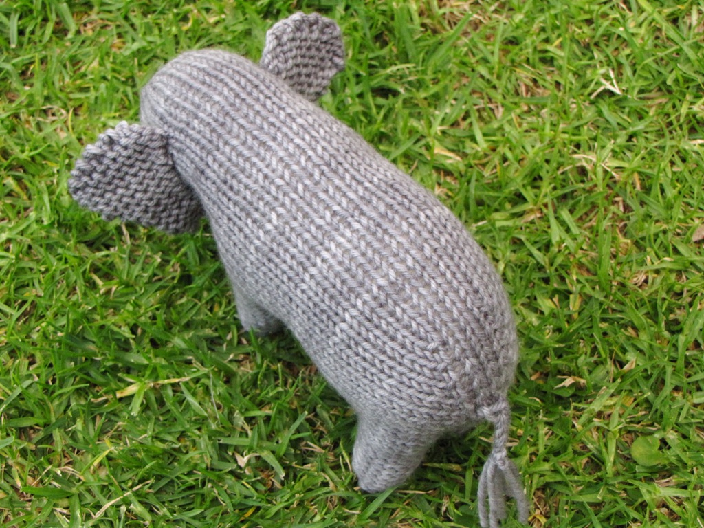 Ellie the Knitted Elephant and a Small Giveaway - Natural Suburbia