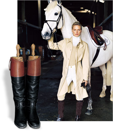 chanel equestrian boots