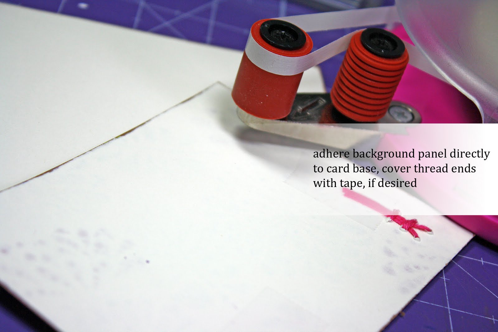 My Pink Mexico Picture Tutorial Colorbox Chalk Inks & Hero Arts Stamps