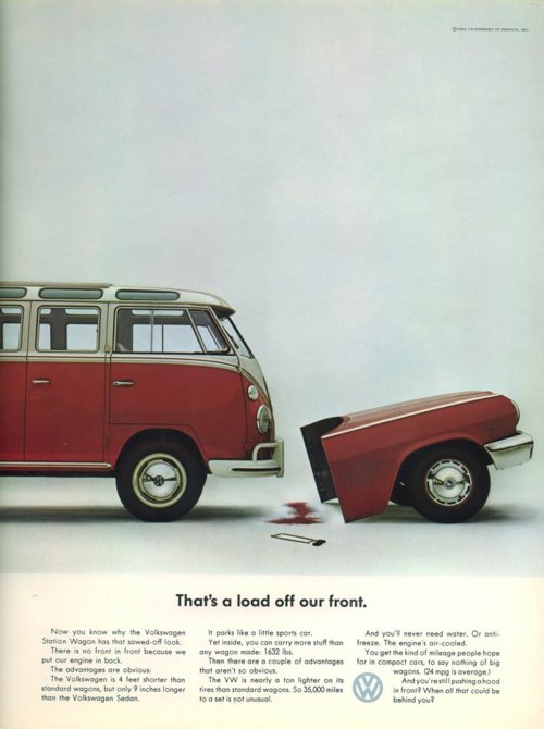 Three more brilliant vintage VW Bus ads here here and here