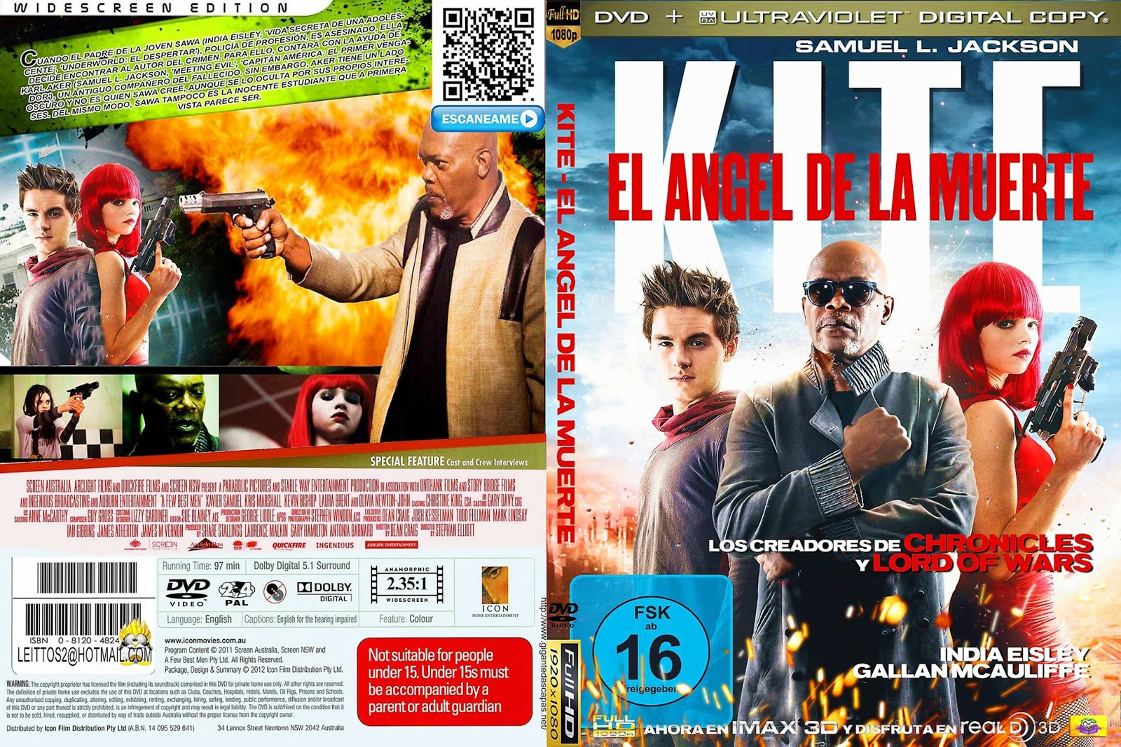 ESTRENOS EN BLU RAY KITE EL ANGEL DE LA MUERTE