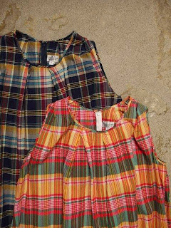 FWK by Engineered Garments Tuck Dress Madras Plaid Spring/Summer 2015 SUNRISE MARKET