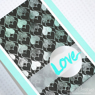 Masculine Love Card - Metallic On Black | Small T Creations