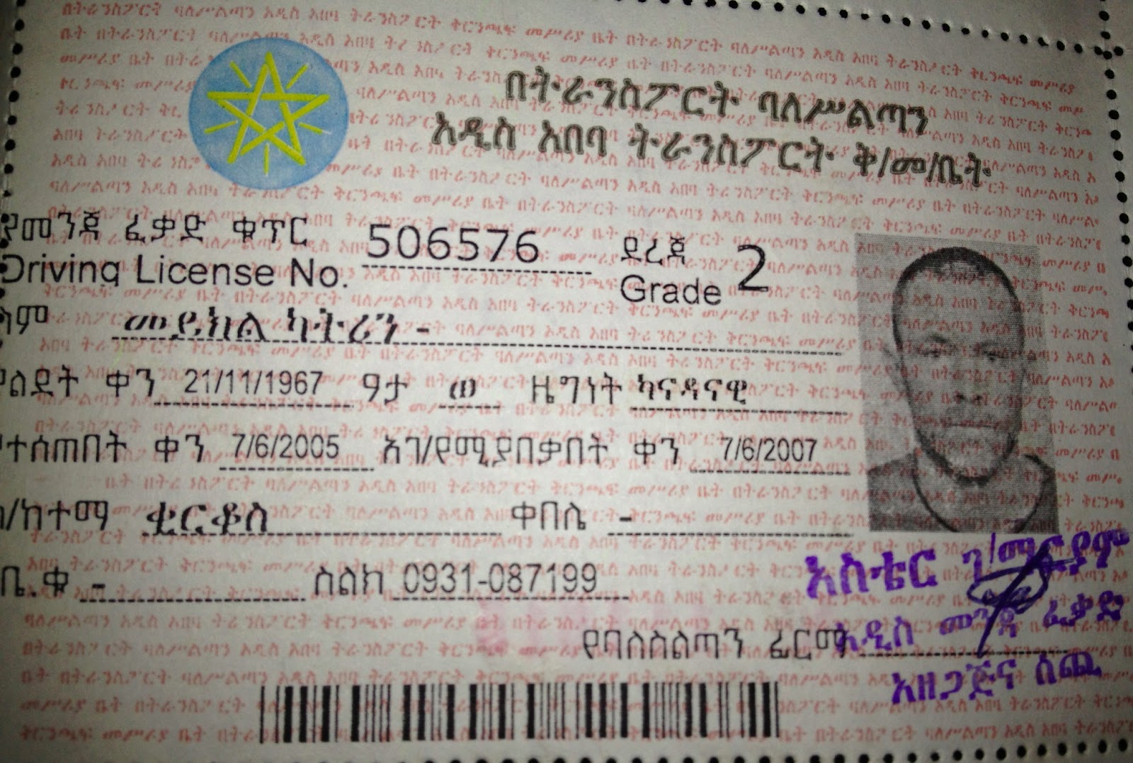 Our Family's Year in Addis A 23 year old Toyota Corolla