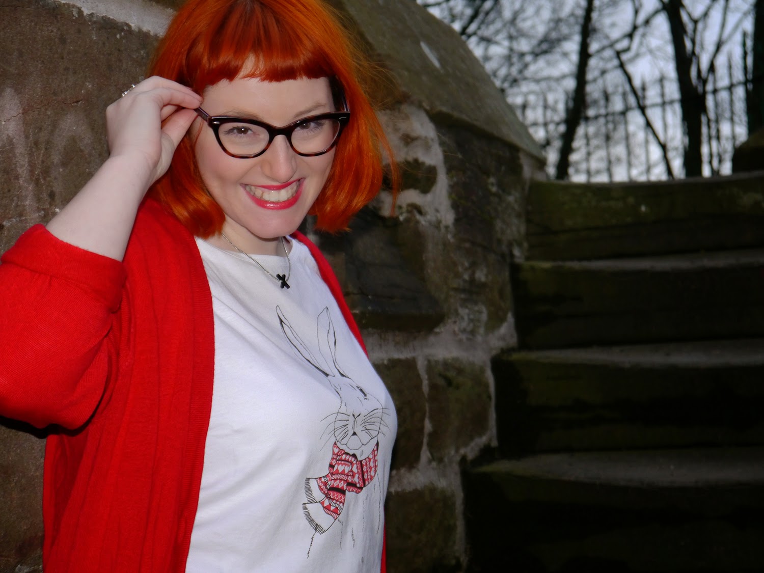 Brat and Suzie Tee Brat and Suzie tshirt, Brat & Suzie, rabbit tshirt, winter style, Scottish Blogger, Styled by, British design, London brand, Scottish Style