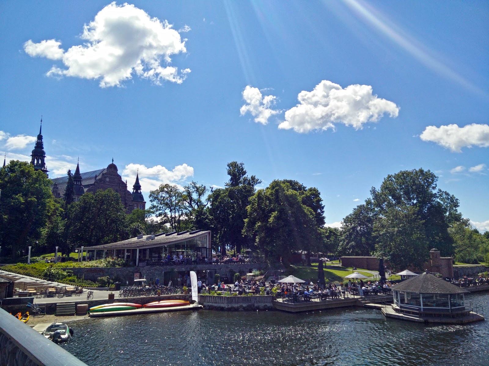 Entering Djurgården, Stockholm Entering Djurgården, Stockholm