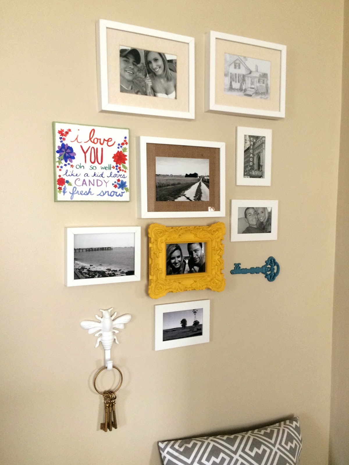 This Little House of Mine Cheerful Yellow Frame