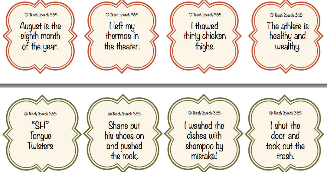 Teach Speech 365: Black Friday Tongue Twister Sale!