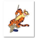 Kangaroo Playing Hockey