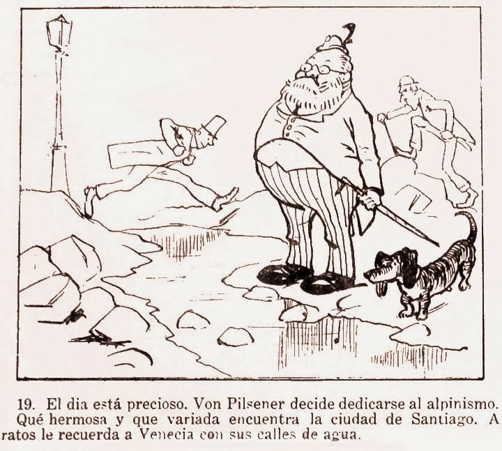 1906,  Von Pilsener, primer personaje de la historieta chilena