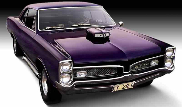 Pontiac GTO for powerful cars from movies