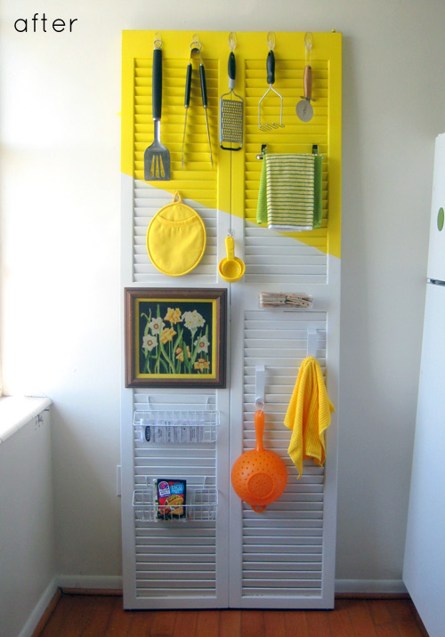 decorar cozinha velha: pintada serve para pendurar objetos na cozinha ou área de serviço decorar cozinha velha: pintada serve para pendurar objetos na cozinha ou área de serviço