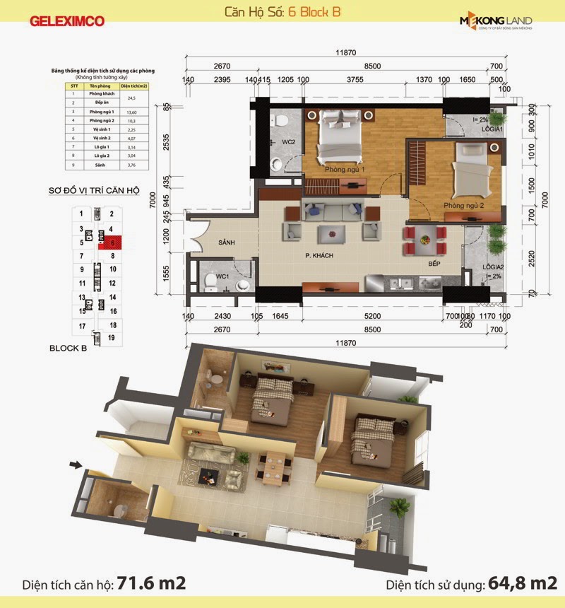 căn hộ số 6B căn hộ số 6B
