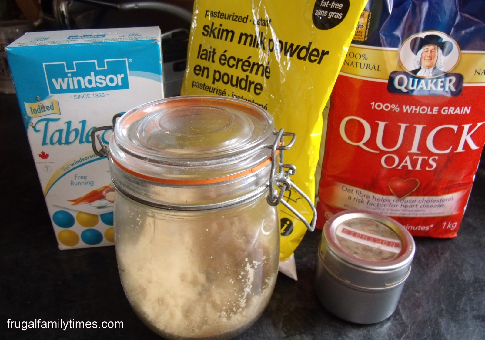 Recipe Homemade Instant Oatmeal Packets with less salt and sugar
