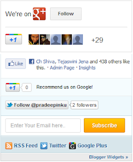 Mashable Sharing Widget For Blogger