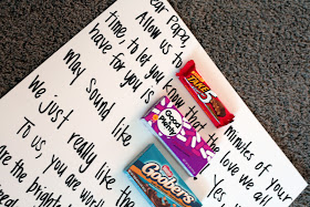 Amy's Craft Bucket: Homemade Father's Day Candy Message!