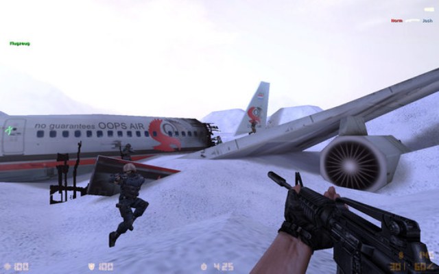Playing Counter Strike Condition Zero PC Games