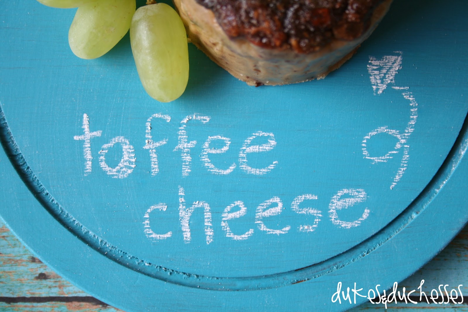 Painted Cheese Platter {with Chalkboard Coating} Dukes and Duchesses