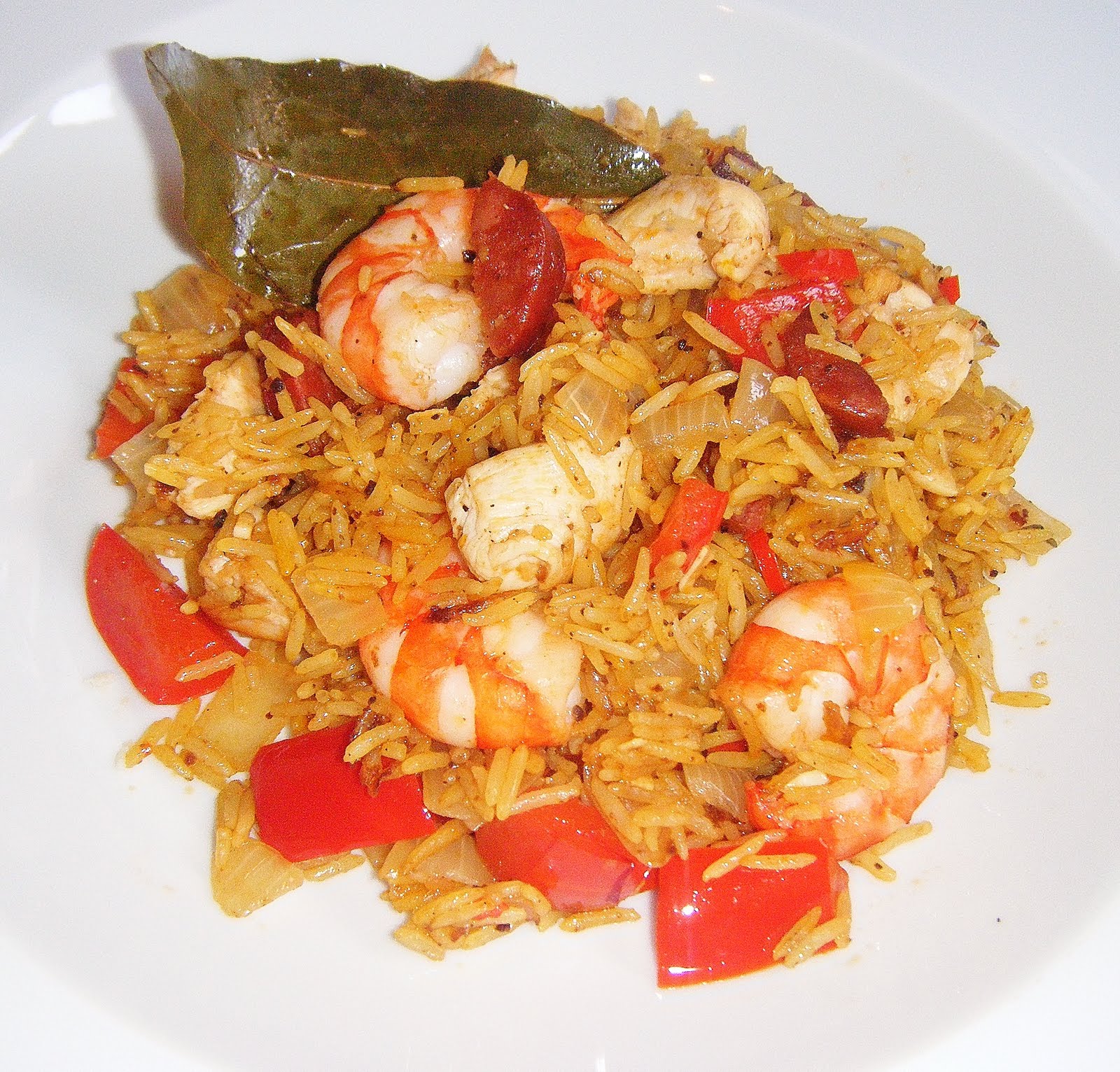 the Best Recipes Chicken, Chorizo & Prawn Jambalaya