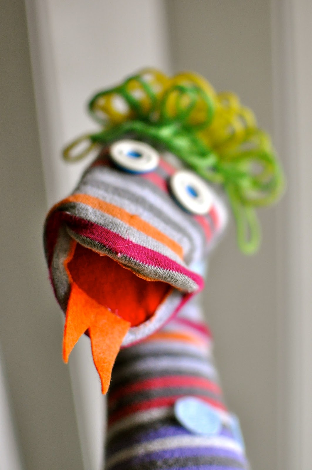 Just be happy! Sock Puppets