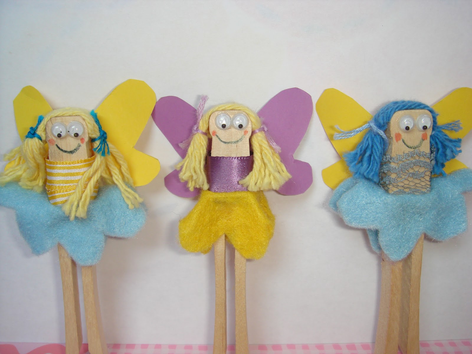 Crafts&Parties Fairy Clothespin Figures