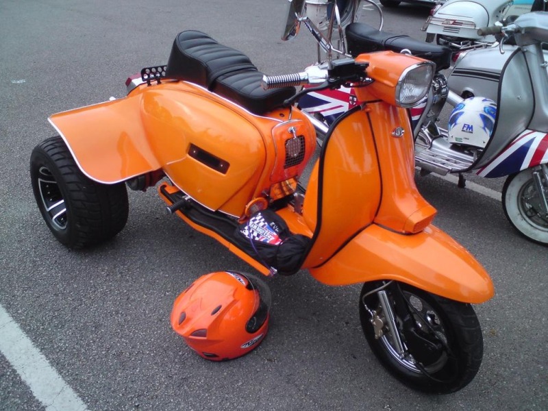 Motoblogn Vespa & Lambretta Custom Trike Gallery