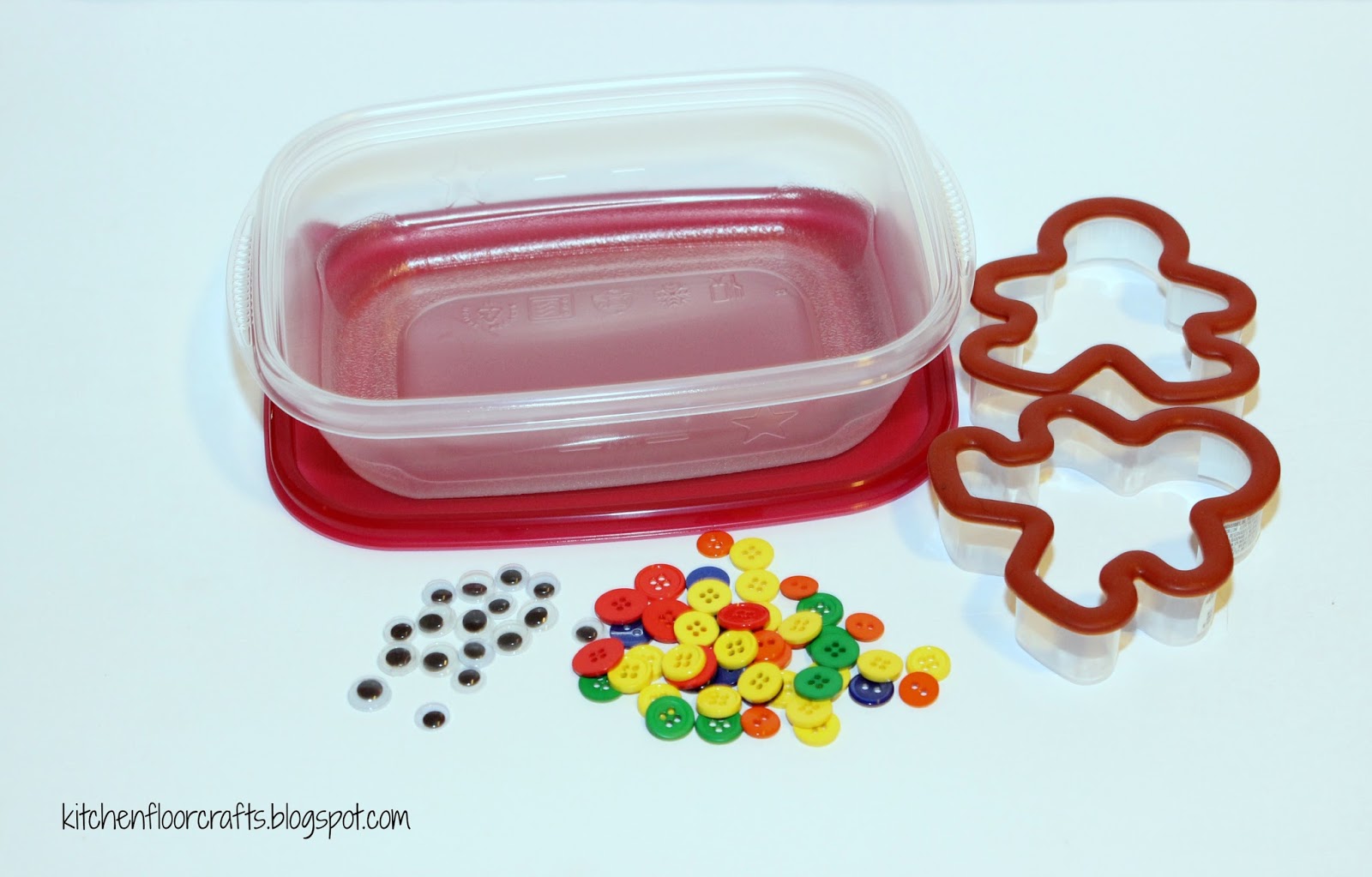 Kitchen Floor Crafts Gingerbread Playdough Kit