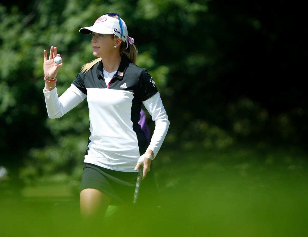 Paula Creamer Golfer Paula Creamer of Marathon Classic Round 1