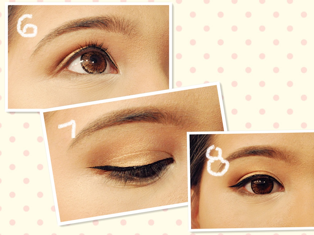 My Darling Rainbow Big dolly eyes [current makeup] Tutorial