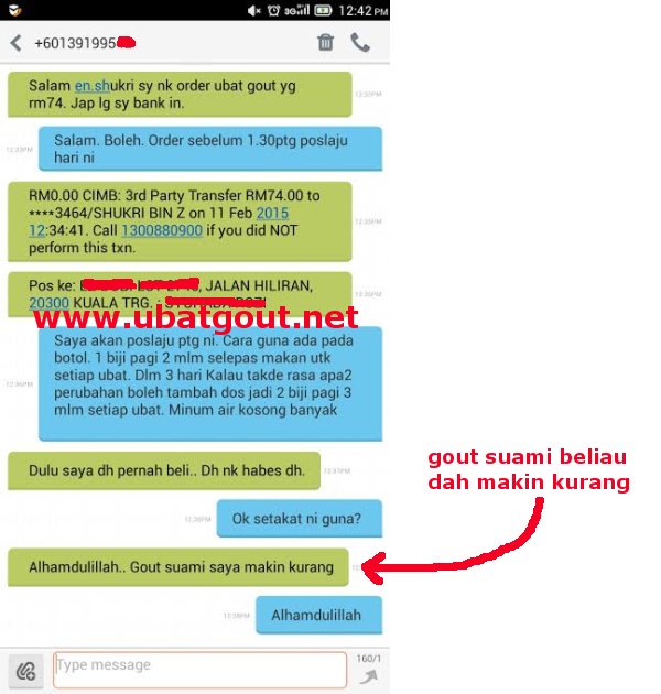 ubat penyakit gout