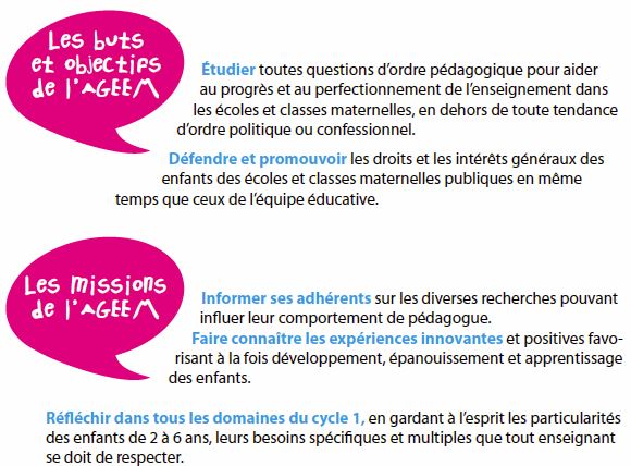 Buts, objectifs et missions de l'AGEEM