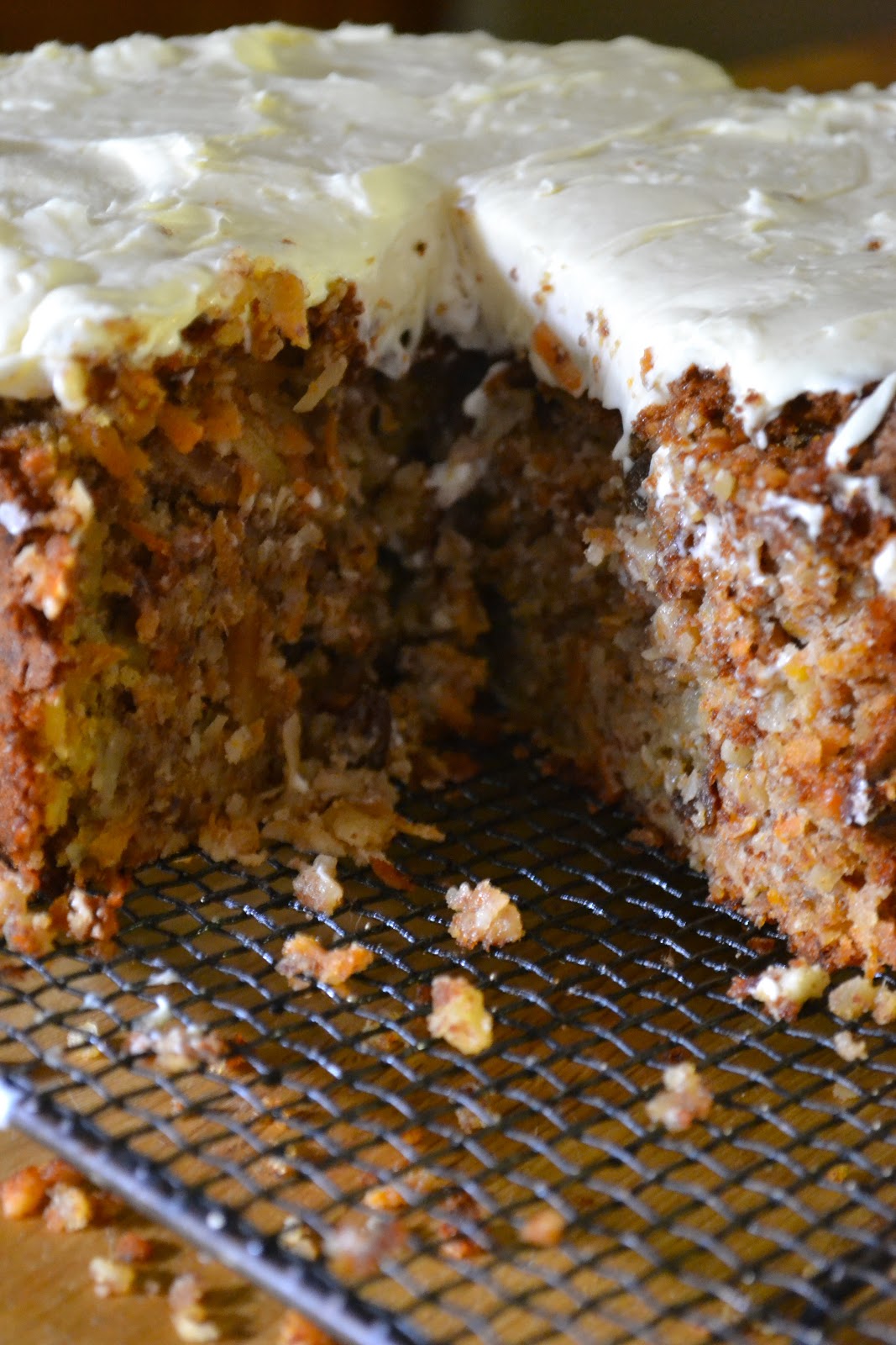 Hide and go Cook Flourless Carrot Cake