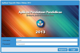Rilis Versi Terbaru Aplikasi Dapodik 2013