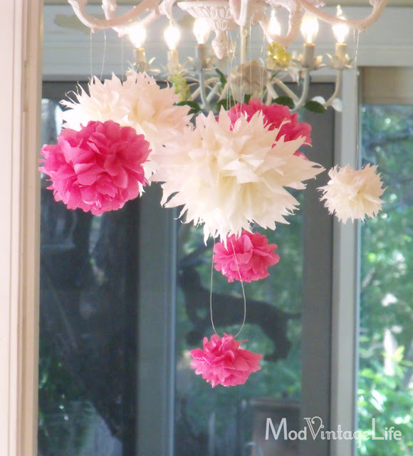 Mod Vintage Life Tissue Paper Flowers The Tutorial Tissue Paper Flowers The Tutorial