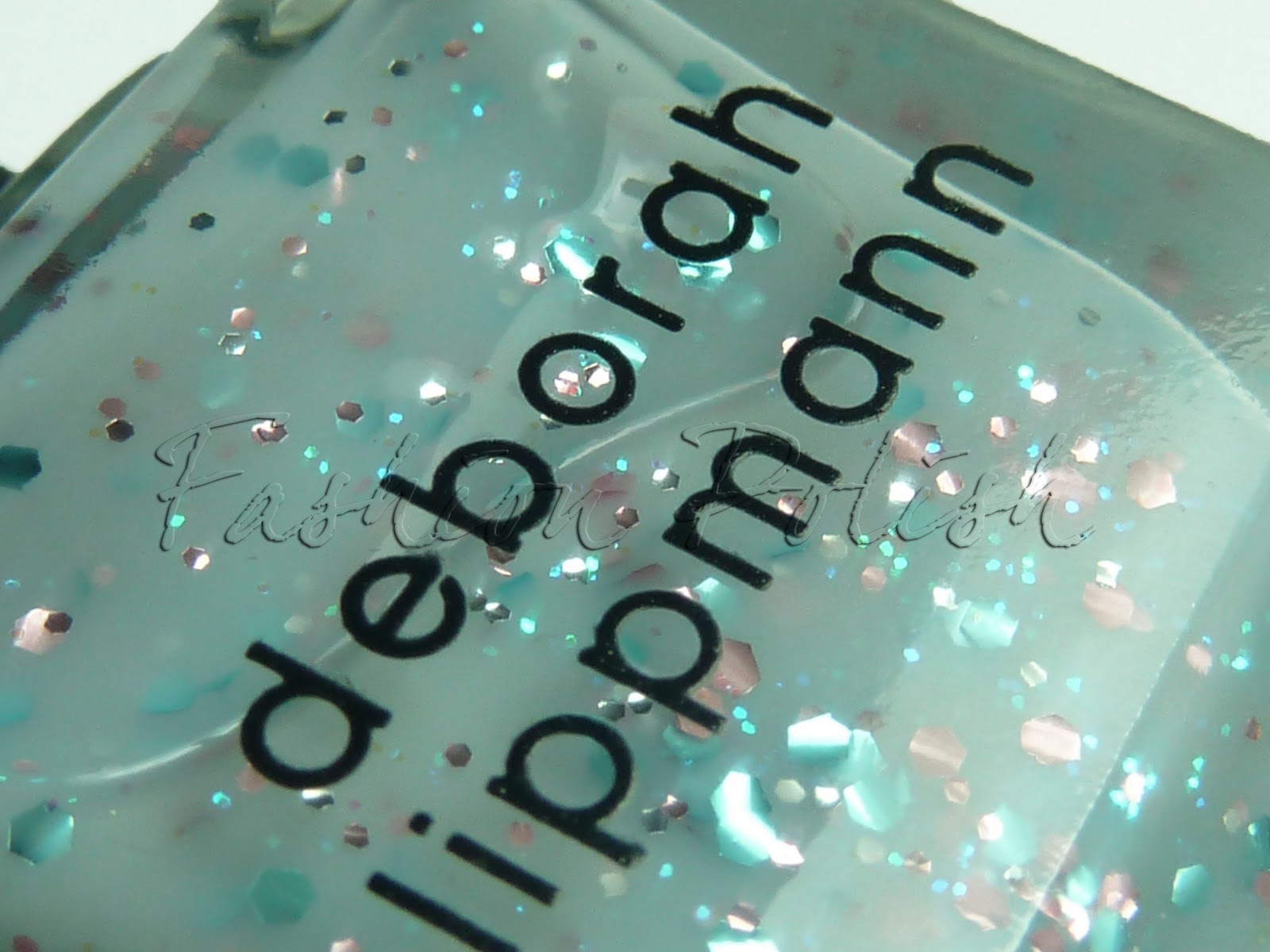 Fashion Polish Deborah Lippmann Glitter in the Air layering experiment