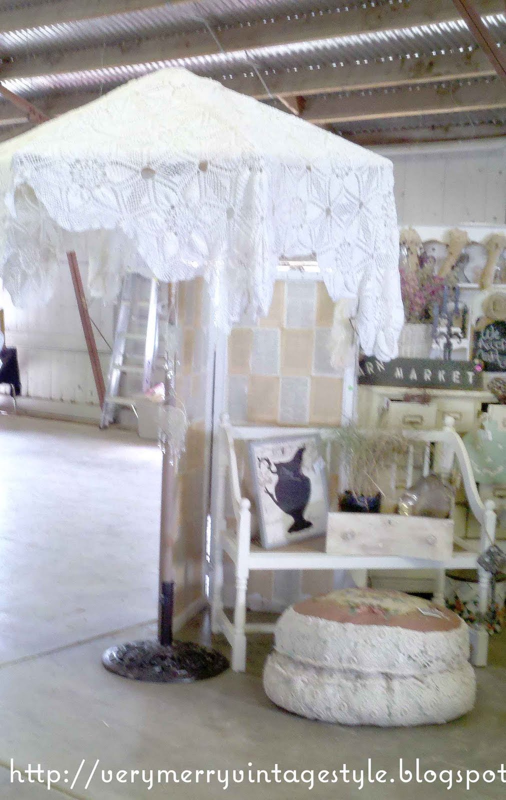 Vintage Patio Umbrella