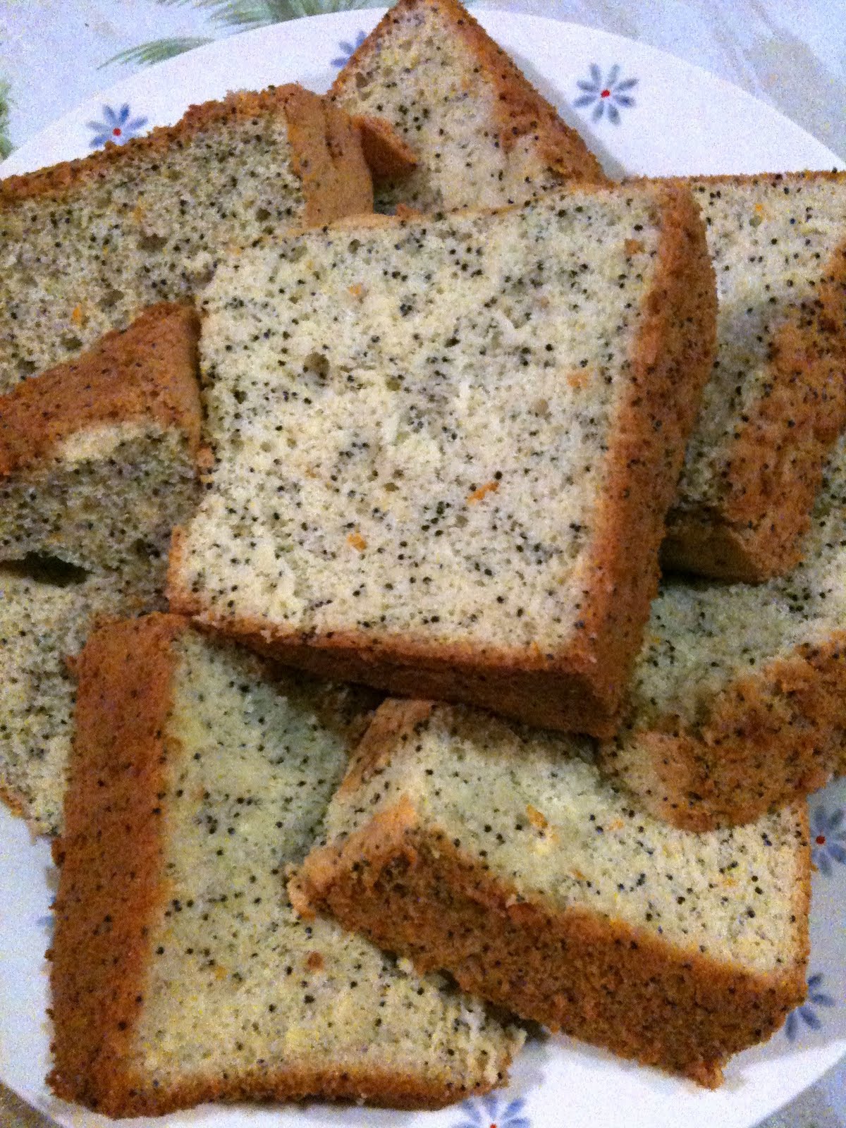 Tender Loving Care Orange Poppy Seed Chiffon Cake