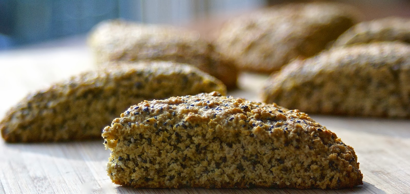 Margaret's Dish Lemon Chia Seed Scones with Sweet Lemon Cashew Glaze