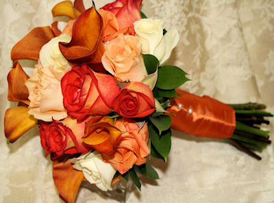 Fall Wedding Bouquets Pictures on Bridal Bouquet   Always In Bloom  Calla And Rose Fall Bridal Bouquet