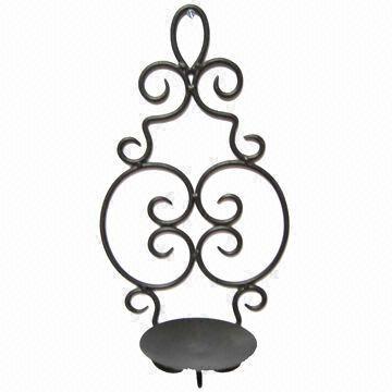 yibo handmade candle holder cast iron metal crafts gifts oem