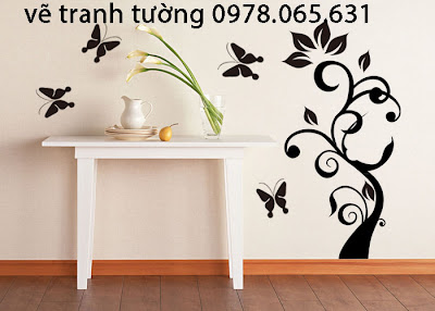 vẽ tranh tường phòng khách vẽ tranh tường,vẽ tranh tường phòng ngủ